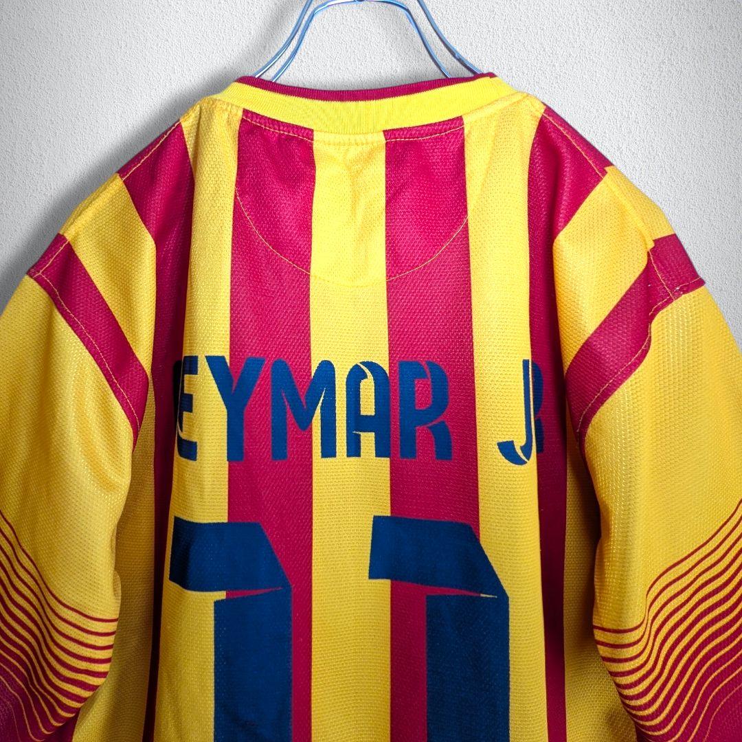 古着 サッカー ユニフォーム ゲームシャツ バルセロナ ネイマール Lサイズ相当