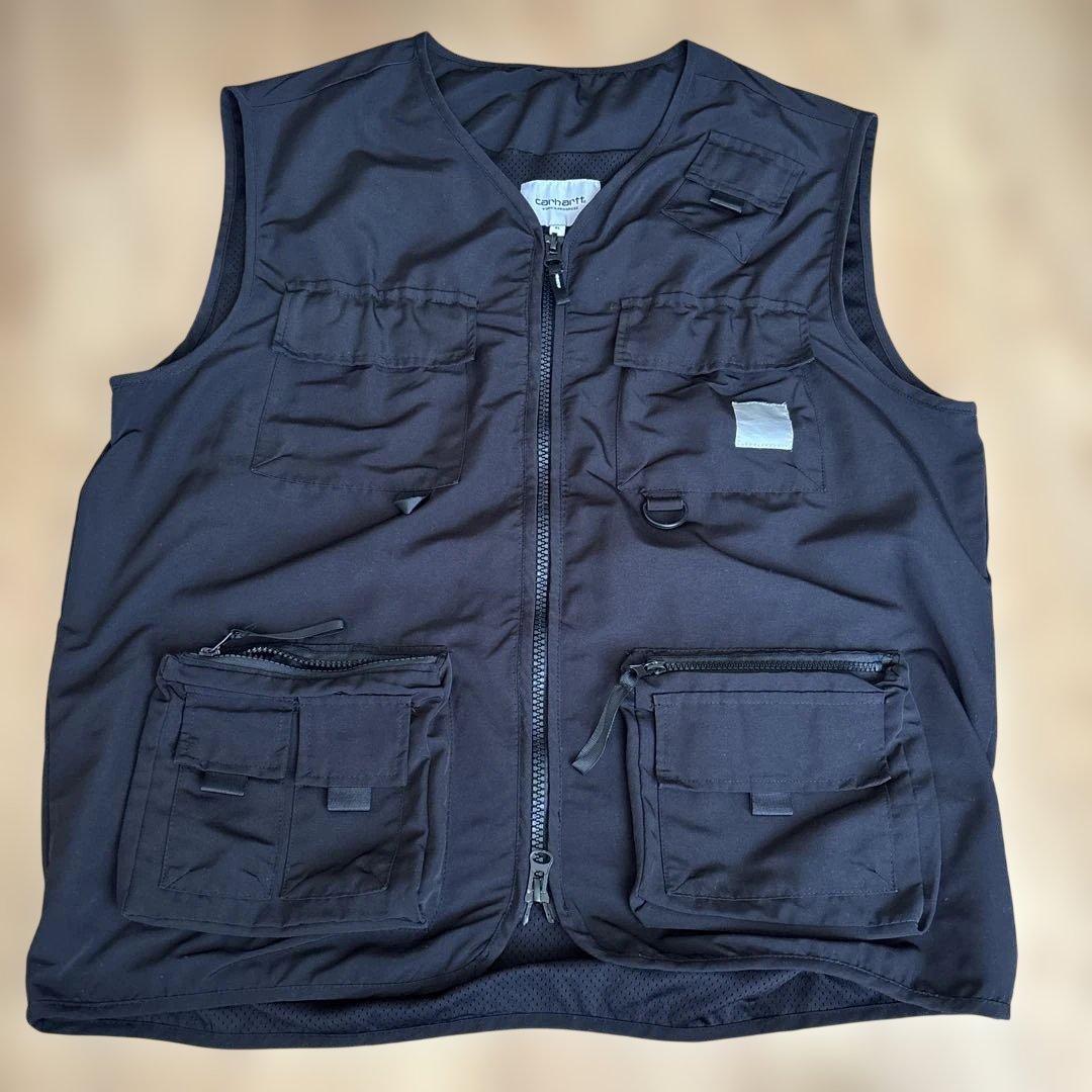 カーハート　フィッシングベスト　美品　XL