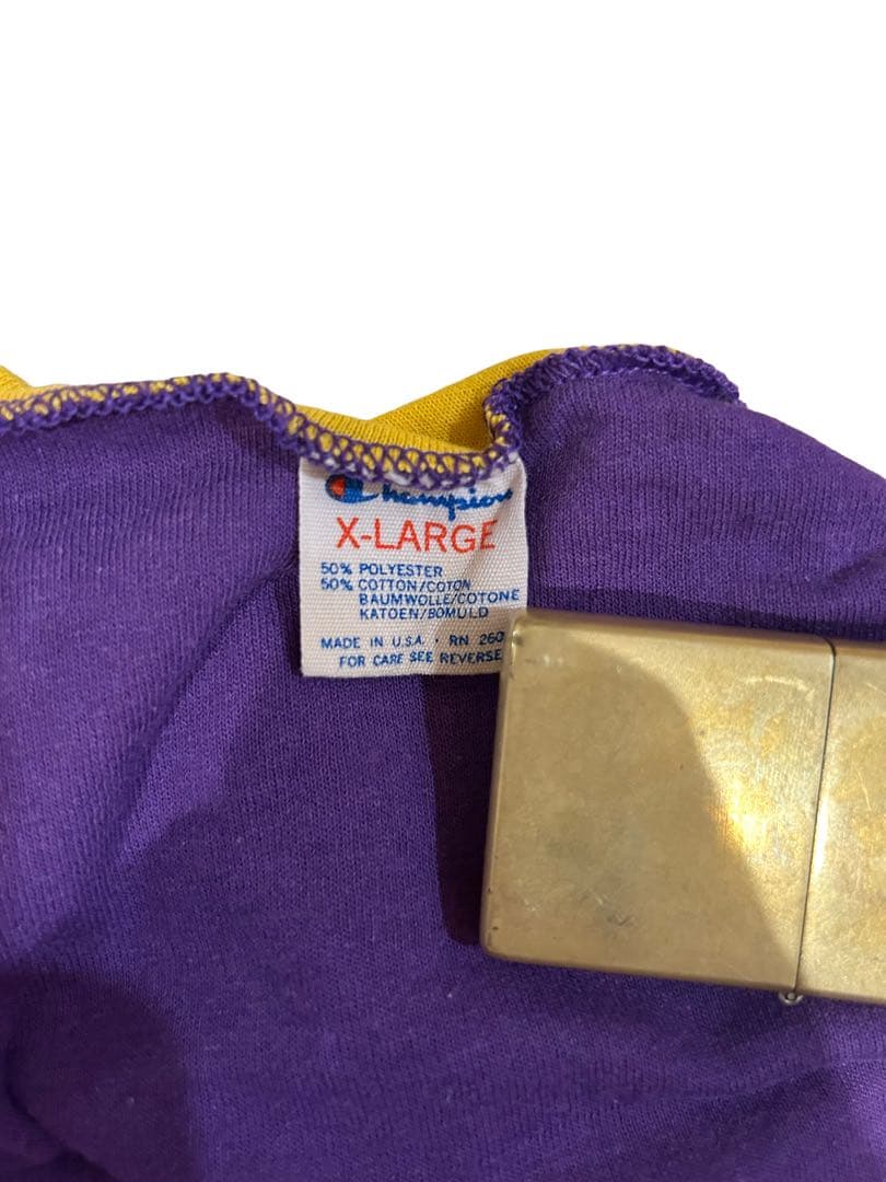 80s Champion リバーシブルUSA製 XL ヴィンテージ カレッジT
