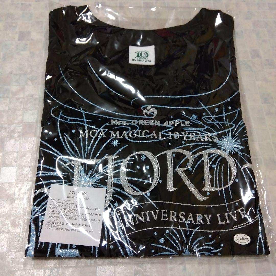 FJORD　グリッターロゴTシャツ　ブラック　レディース　クロップド　Mサイズ