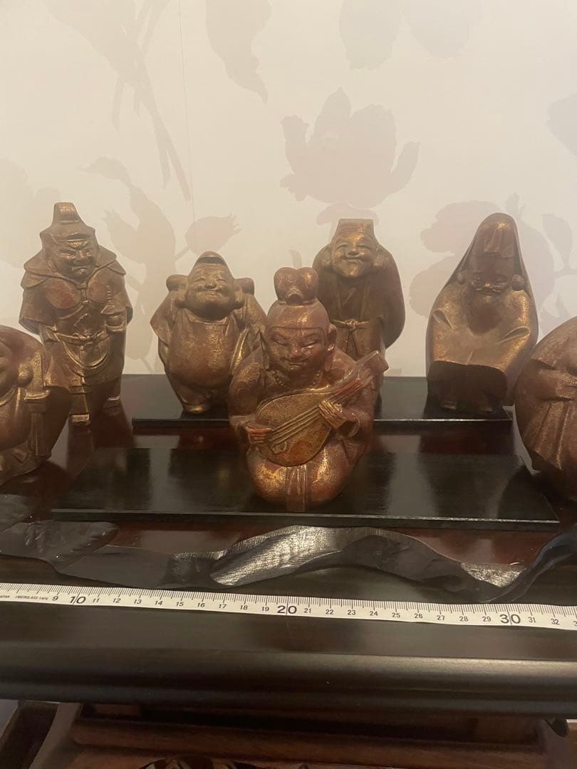 美品　高級　鉄製　七福神 鉄製置物 7体セット　高級七福神