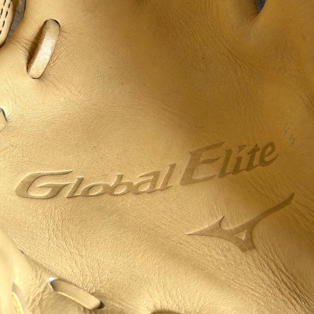 【美品】Global Elite ミズノ 軟式グローブ SIGNA 投手用 右投