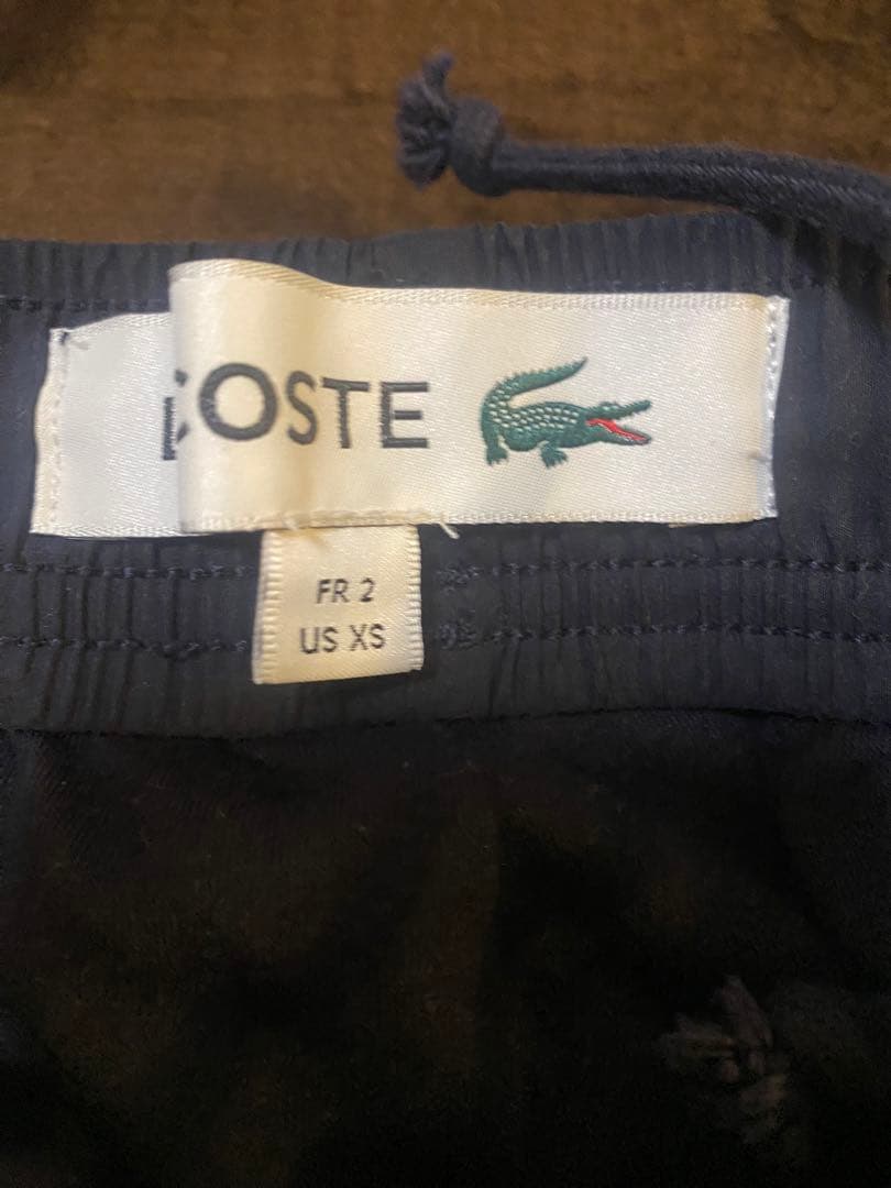 Lacoste トレーニングパンツ ネイビー/イエロー