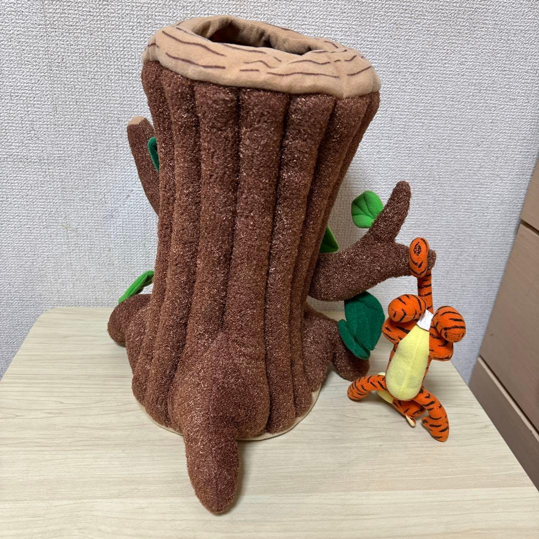 美品　くまのプーさん　切り株　ぬいぐるみ　ティガー　ピグレッド　ルー