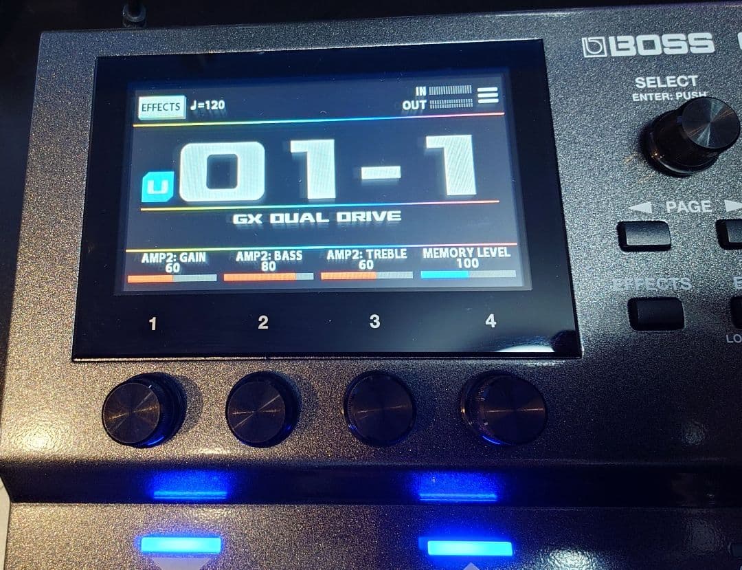 BOSS GX-10 新品同様 ファームウェア最新