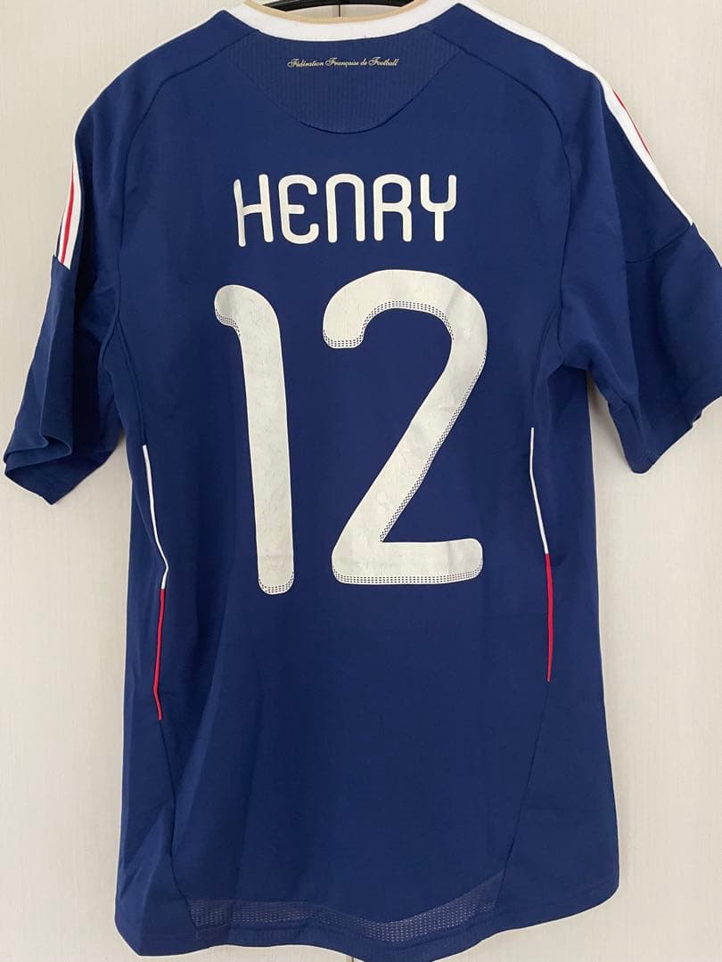 【タグ付新品未使用】フランス ホーム #12 アンリ サッカー ユニフォーム