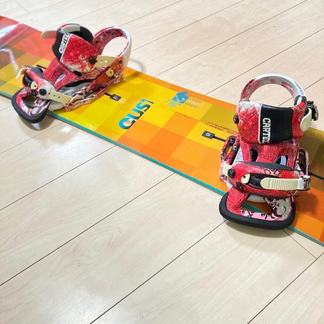 スノーボード BURTON CUSTOM FLYING V 154 CARTEL EST