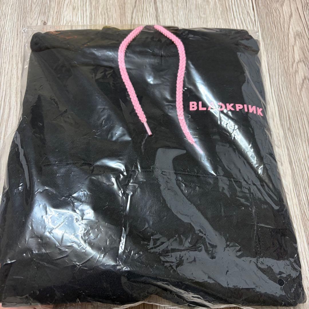 【はやもんがち】BLACKPINK プルオーバーフーディー パーカー 黒