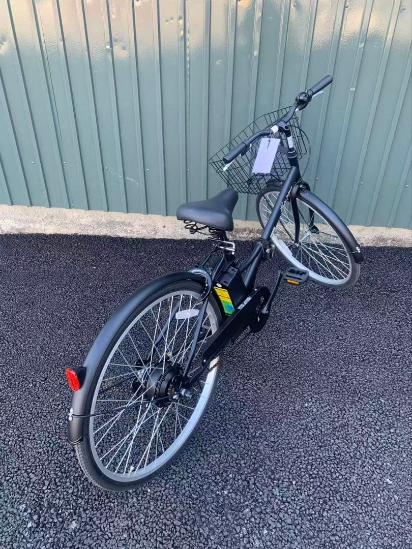 中古　組み立て済　電動アシスト自転車 シティタイプ ブラック