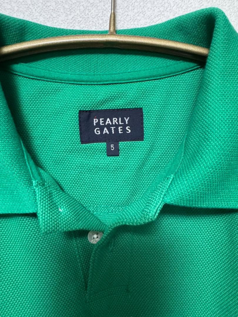 激レア 着用1度のみ PEARLYGATESGOLF ポロシャツ サイズ5 L