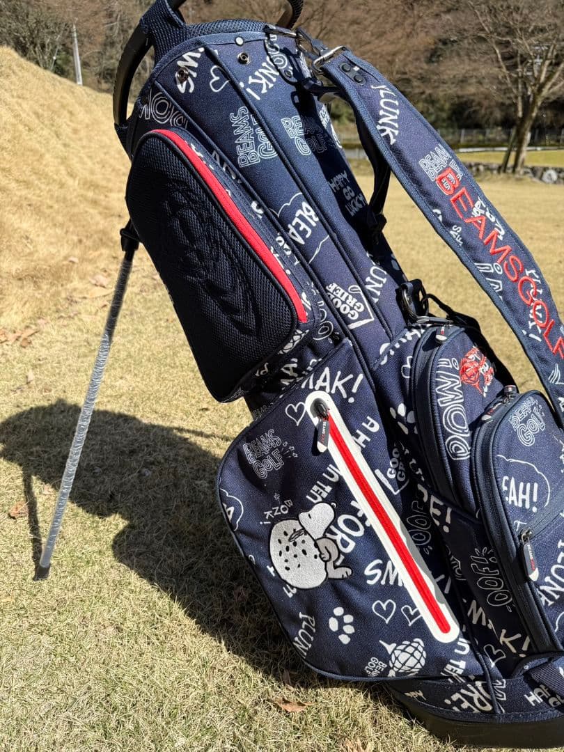 BEAMS GOLF × PEANUTS スタンドキャディバッグ