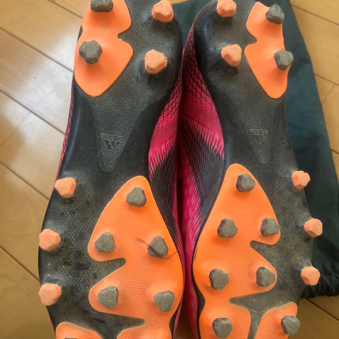 ピンク サッカーシューズ FG adidas