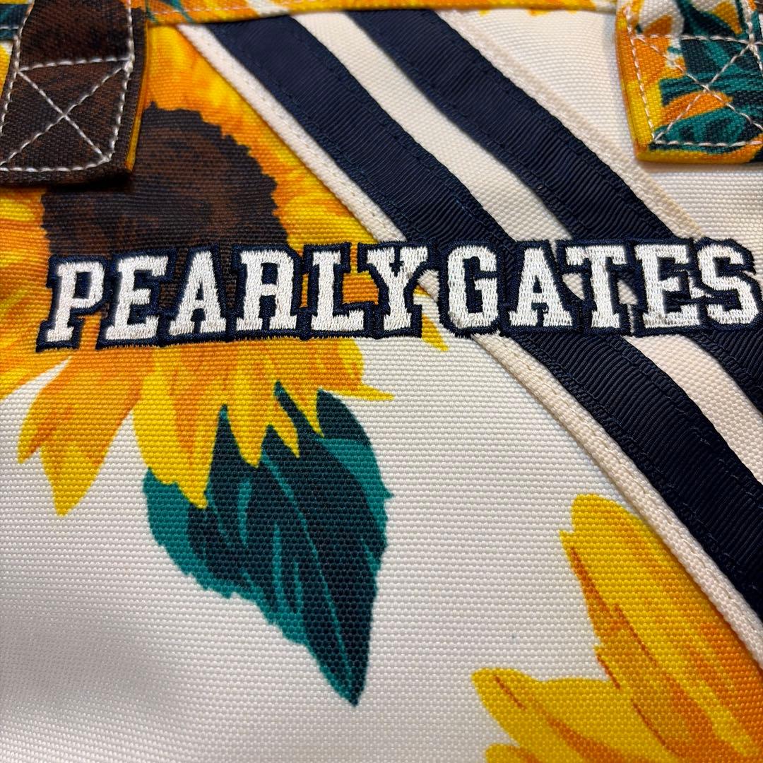PEARLY GATES ひまわり柄トートバッグ