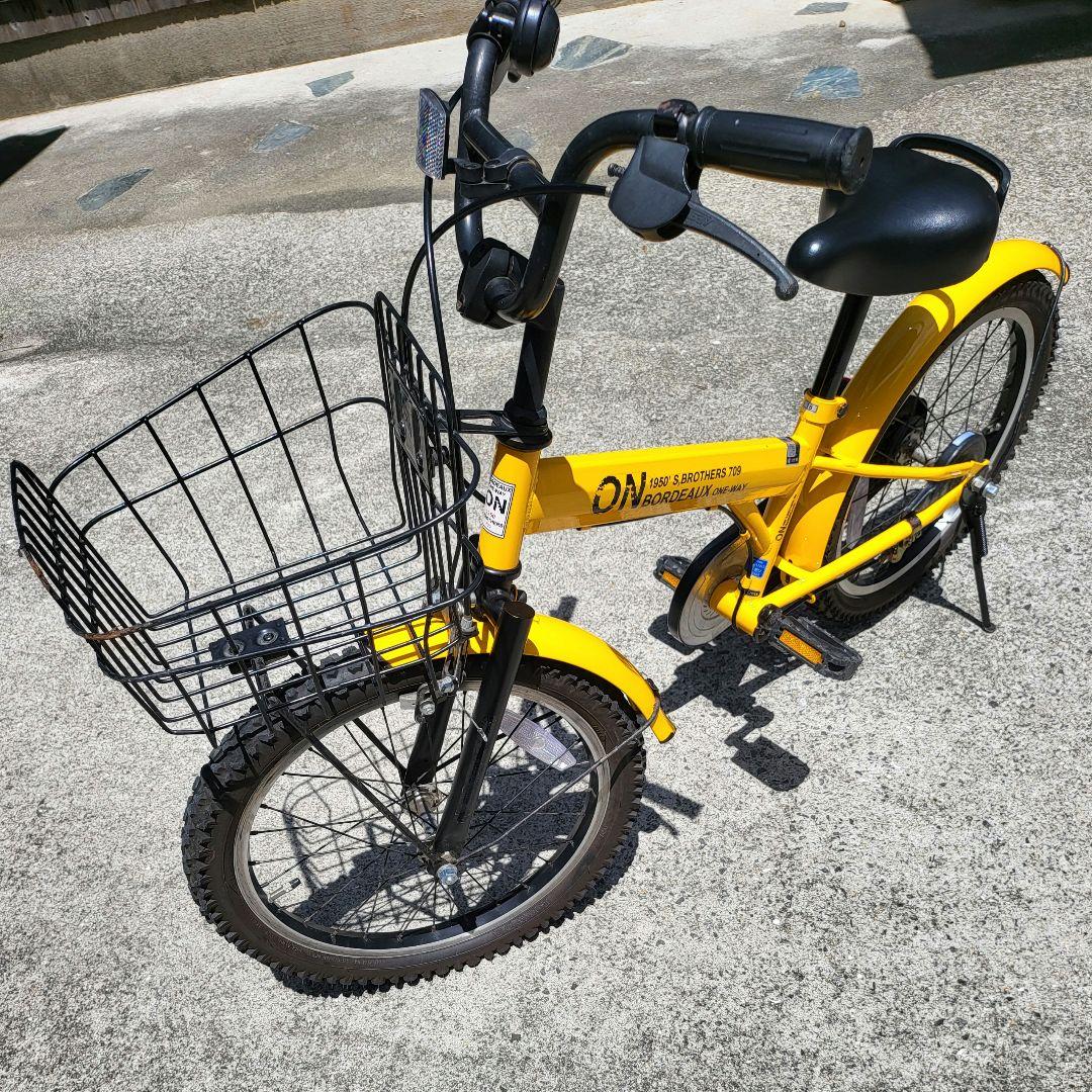 子供用自転車18インチ/ イエロー