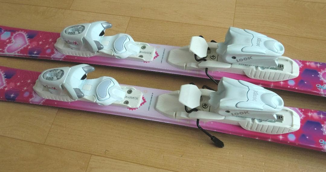 ■■送料無料■Hart■子供用スキーセット■板106靴20■WAX済■女の子■■