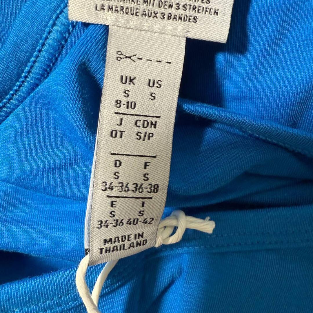 adidas ボディスーツ レオタード コットン Blue 海外S