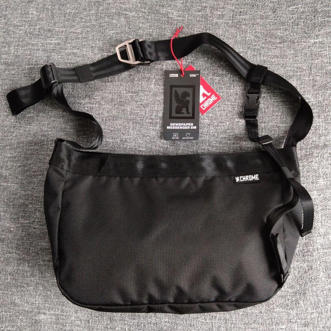 【CHROME】新品 Newspaper Messenger SM 黒