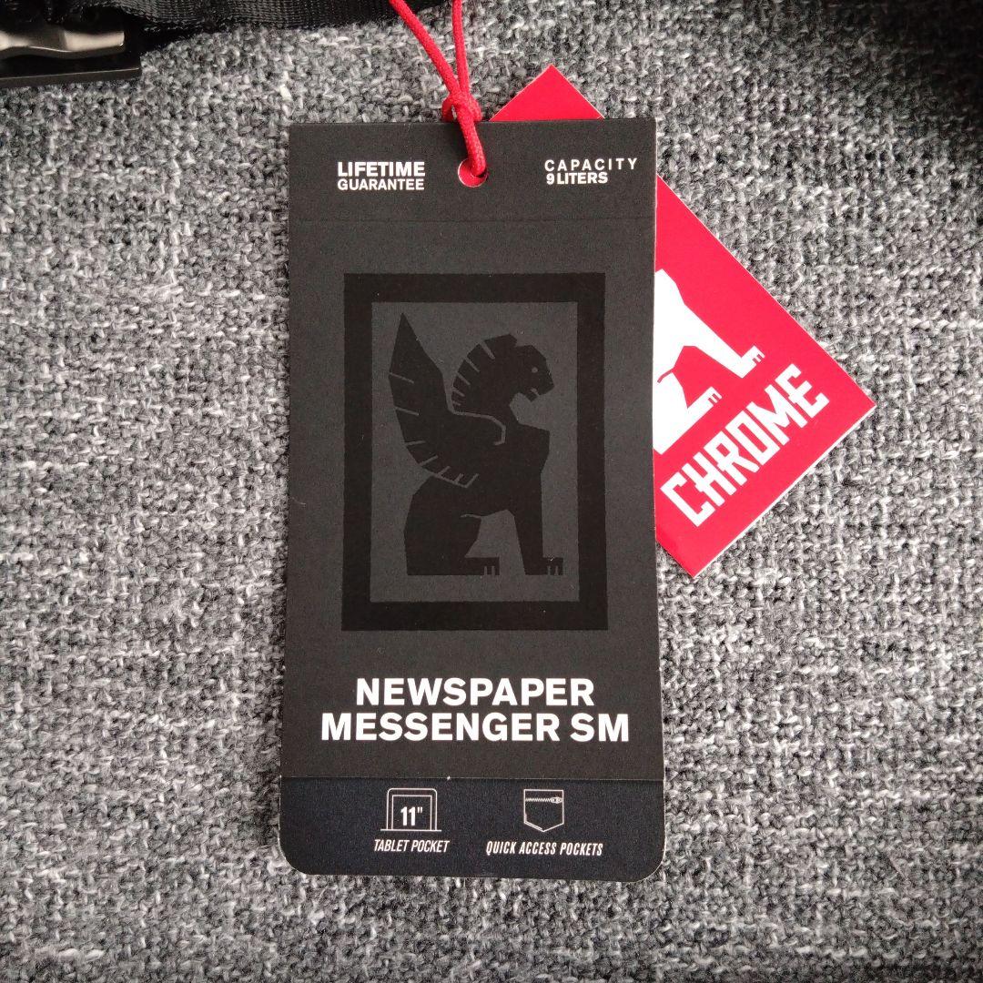 【CHROME】新品 Newspaper Messenger SM 黒