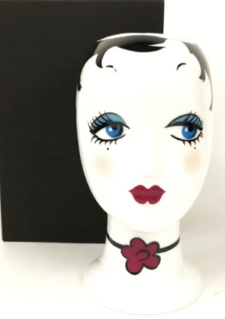 【ANNA　SUI】新品未使用✦アナスイドールヘッドLULUフェイス型インテリア