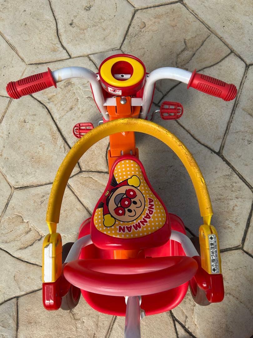それいけ!アンパンマン 折りたたみ三輪車 オールインワン