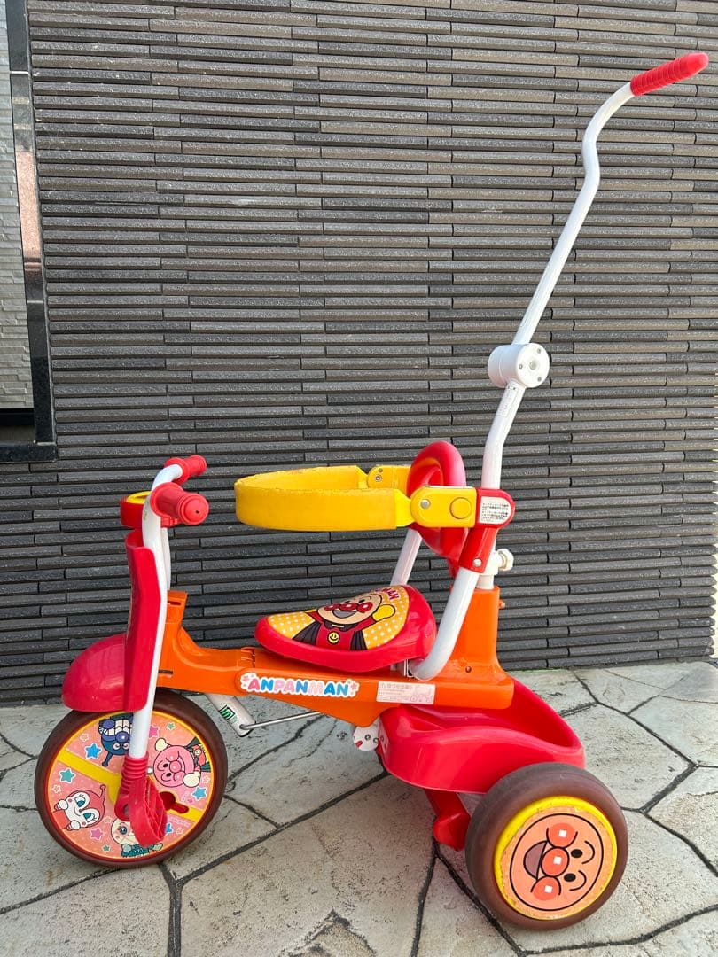 それいけ!アンパンマン 折りたたみ三輪車 オールインワン