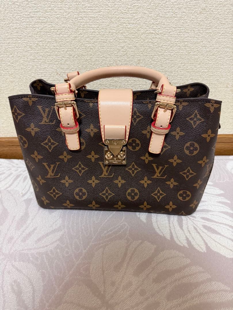 (美品)LVハンドバッグ ダークブラウン　ノベルティ