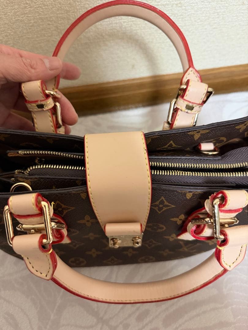 (美品)LVハンドバッグ ダークブラウン　ノベルティ