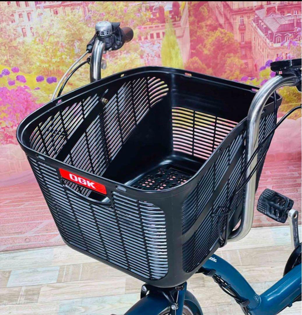 K1200 電動自転車パナソニック子供乗せ 26インチ 8.9Ah ブルー
