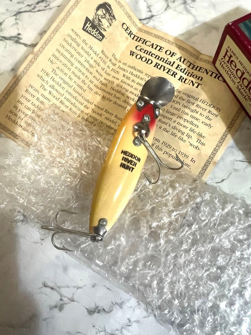 ルアー・フライ Heddon Wood  Runt