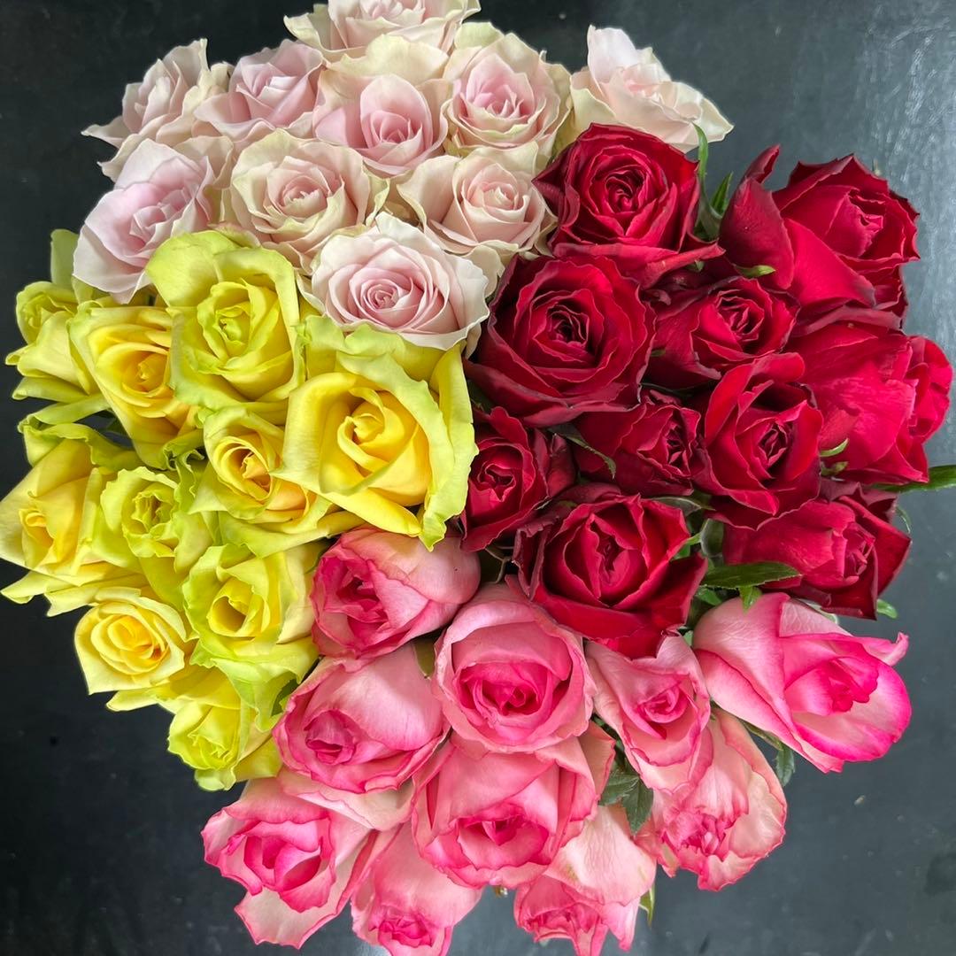 鮮度抜群‼️ 《切り花 ・生花 》おまかせミックス 30㎝SMサイズ！40本 薔薇