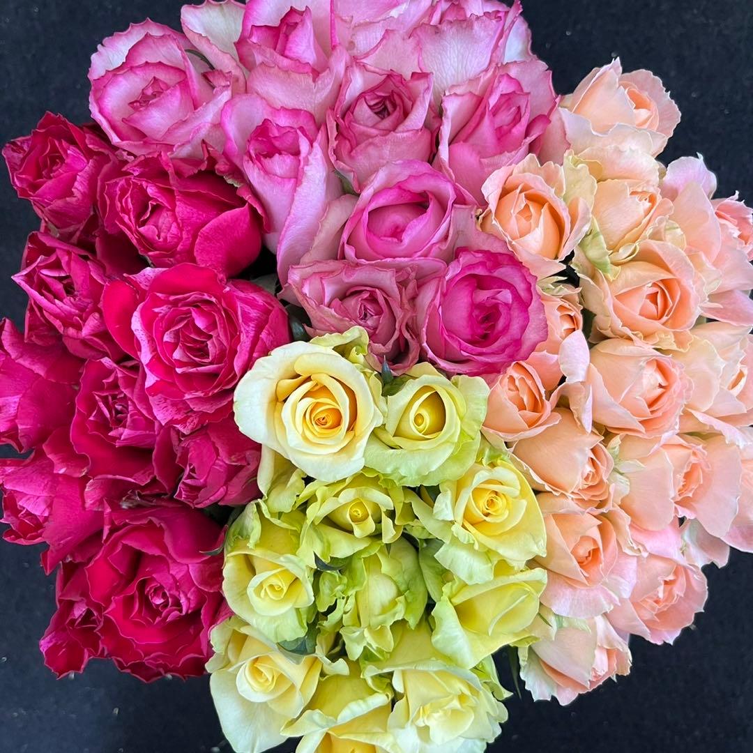 鮮度抜群‼️ 《切り花 ・生花 》おまかせミックス 30㎝SMサイズ！40本 薔薇