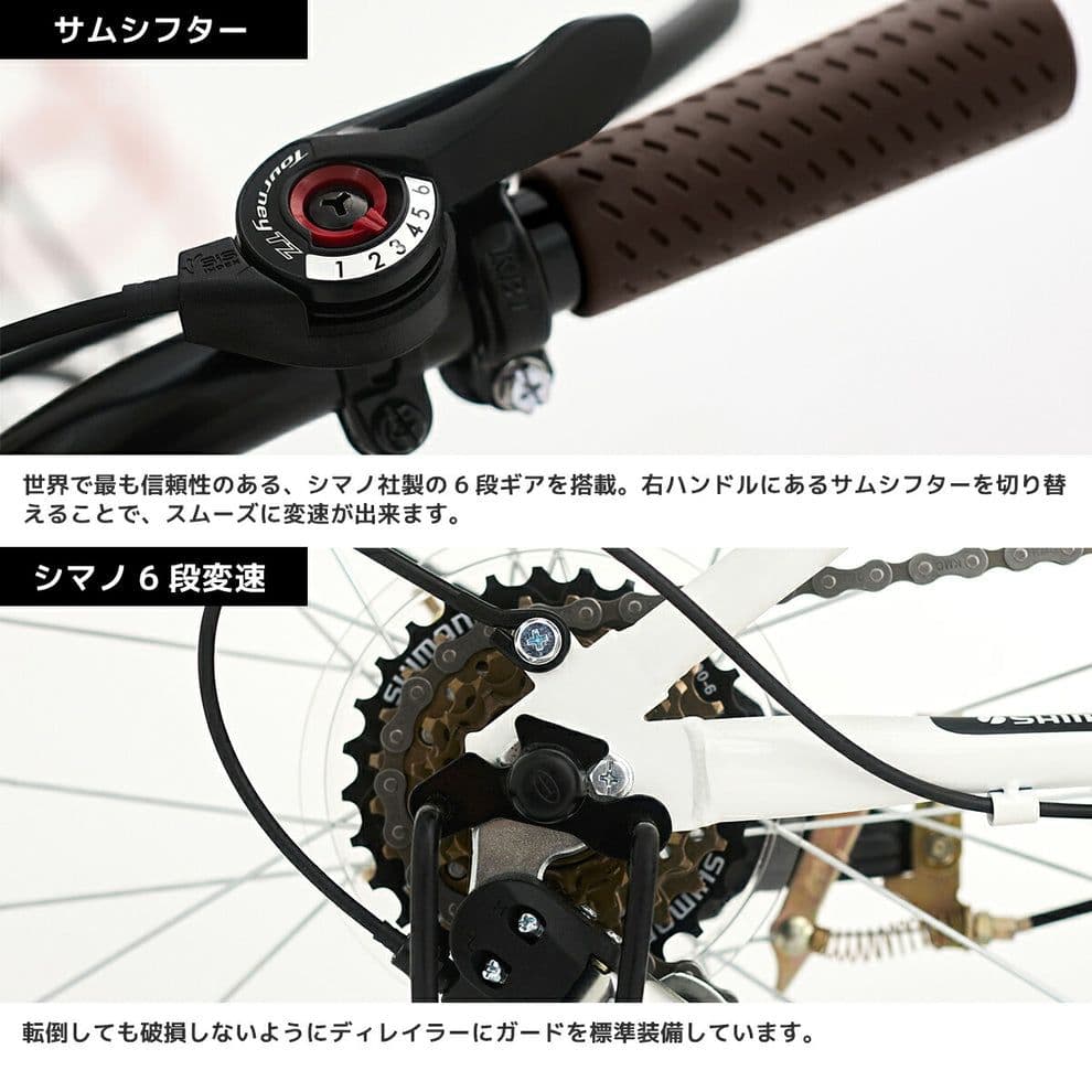PROVROS プロブロス 折りたたみ自転車 P-206 20インチ 6段ギア