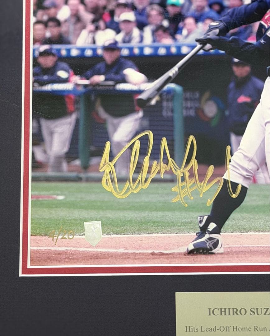 WBC2006 日本代表 イチロー 直筆サインフォト　#51書き込み　限定20枚