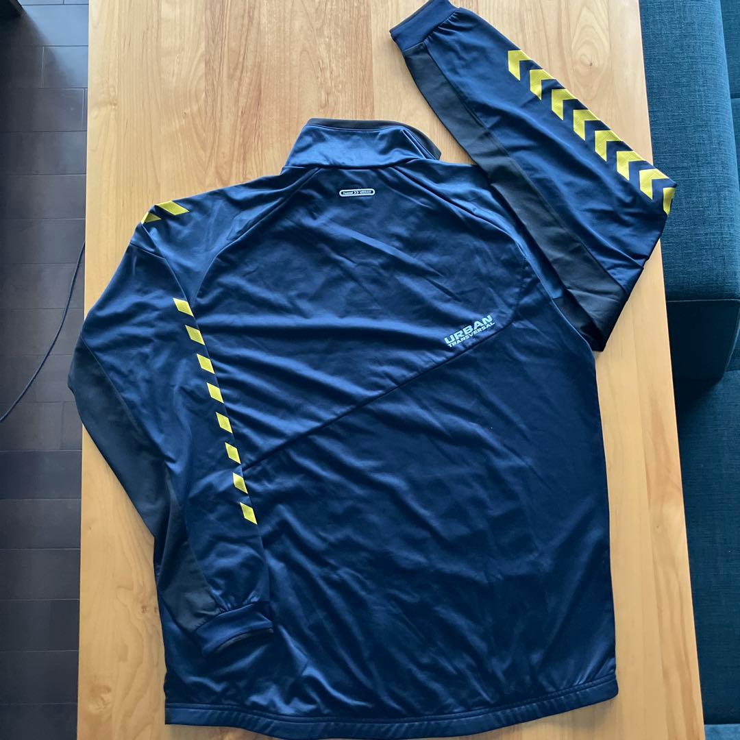 hummel ヒュンメル　ジャージセット Ｌ　ネイビー