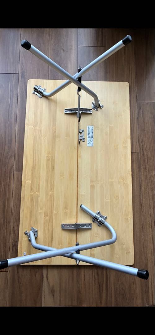 スノーピークワンアクションローテーブル竹