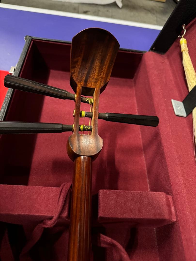 5色のクレヨン★胡弓 和胡弓 小胡弓 高級和胡弓セット ハードケース付き