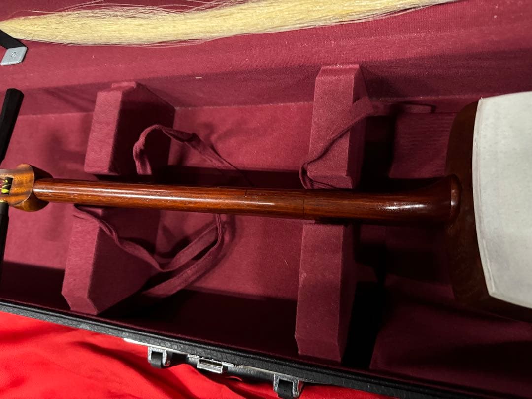5色のクレヨン★胡弓 和胡弓 小胡弓 高級和胡弓セット ハードケース付き