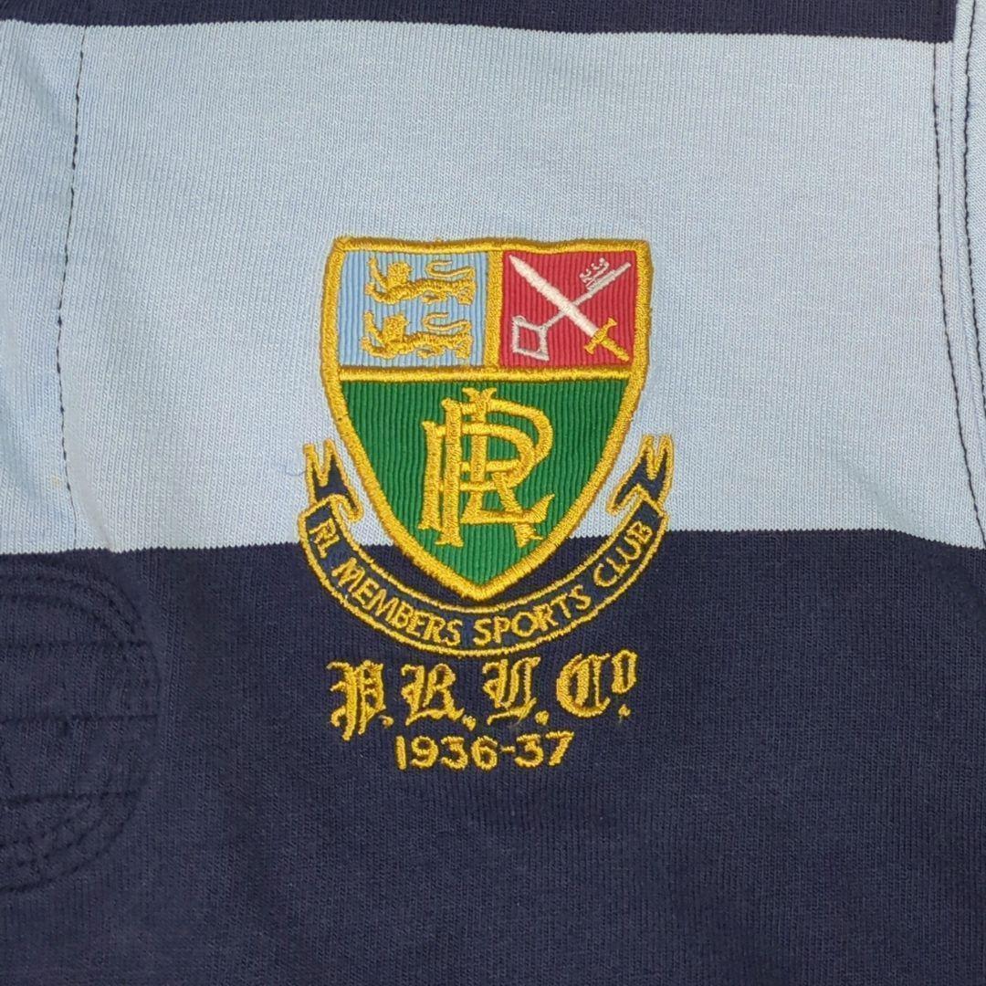 Polo by Ralph Lauren ボーダー ラガーシャツ 長袖 M
