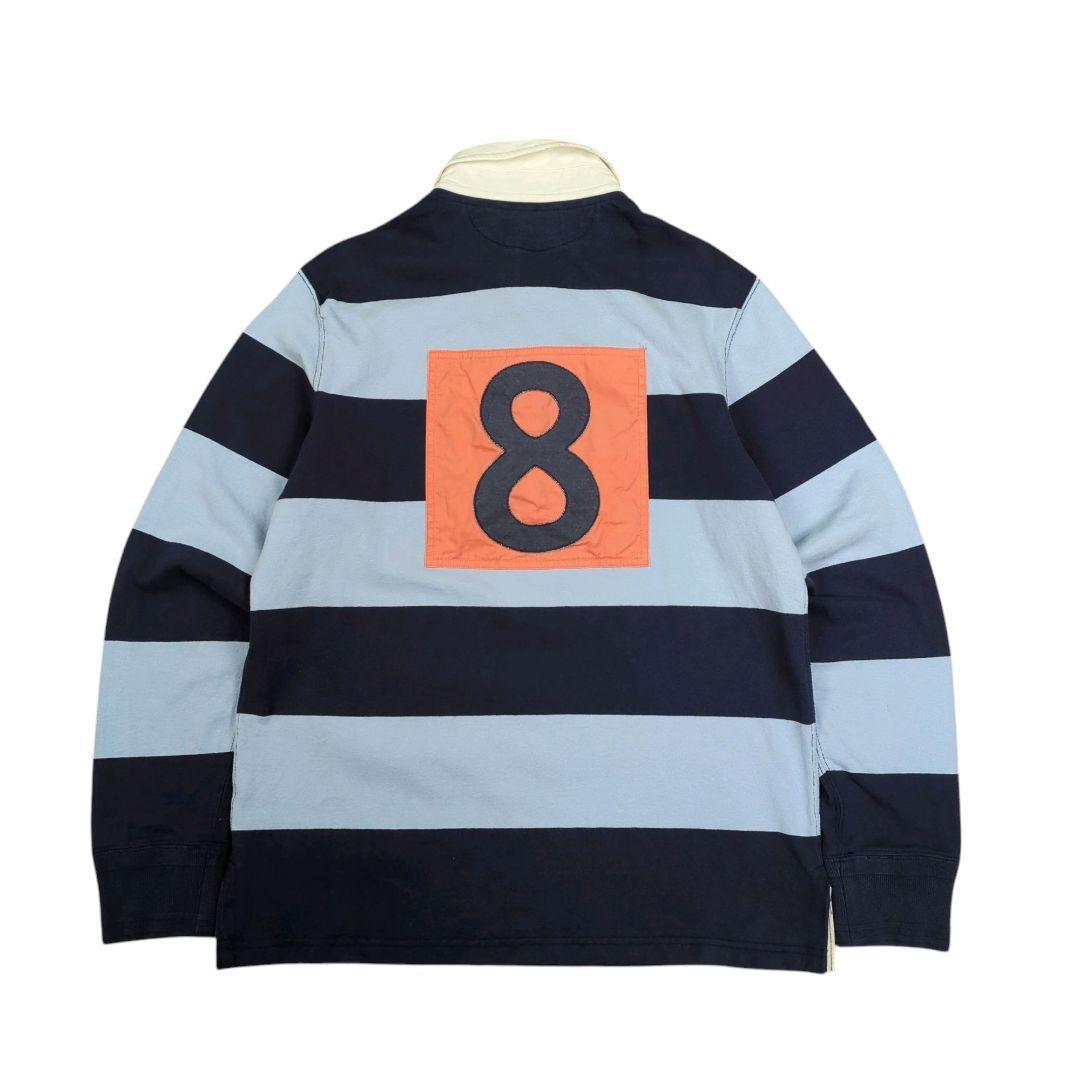 Polo by Ralph Lauren ボーダー ラガーシャツ 長袖 M