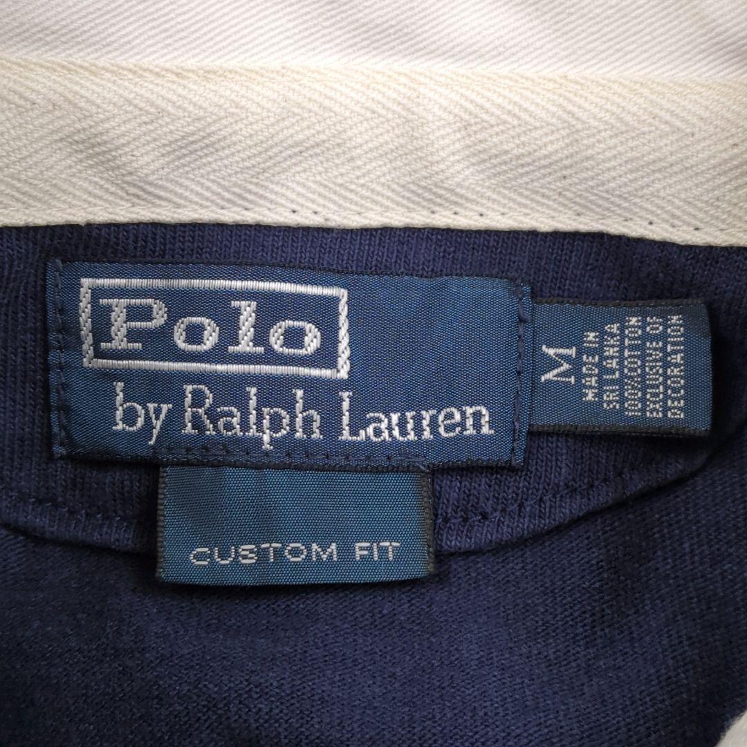 Polo by Ralph Lauren ボーダー ラガーシャツ 長袖 M