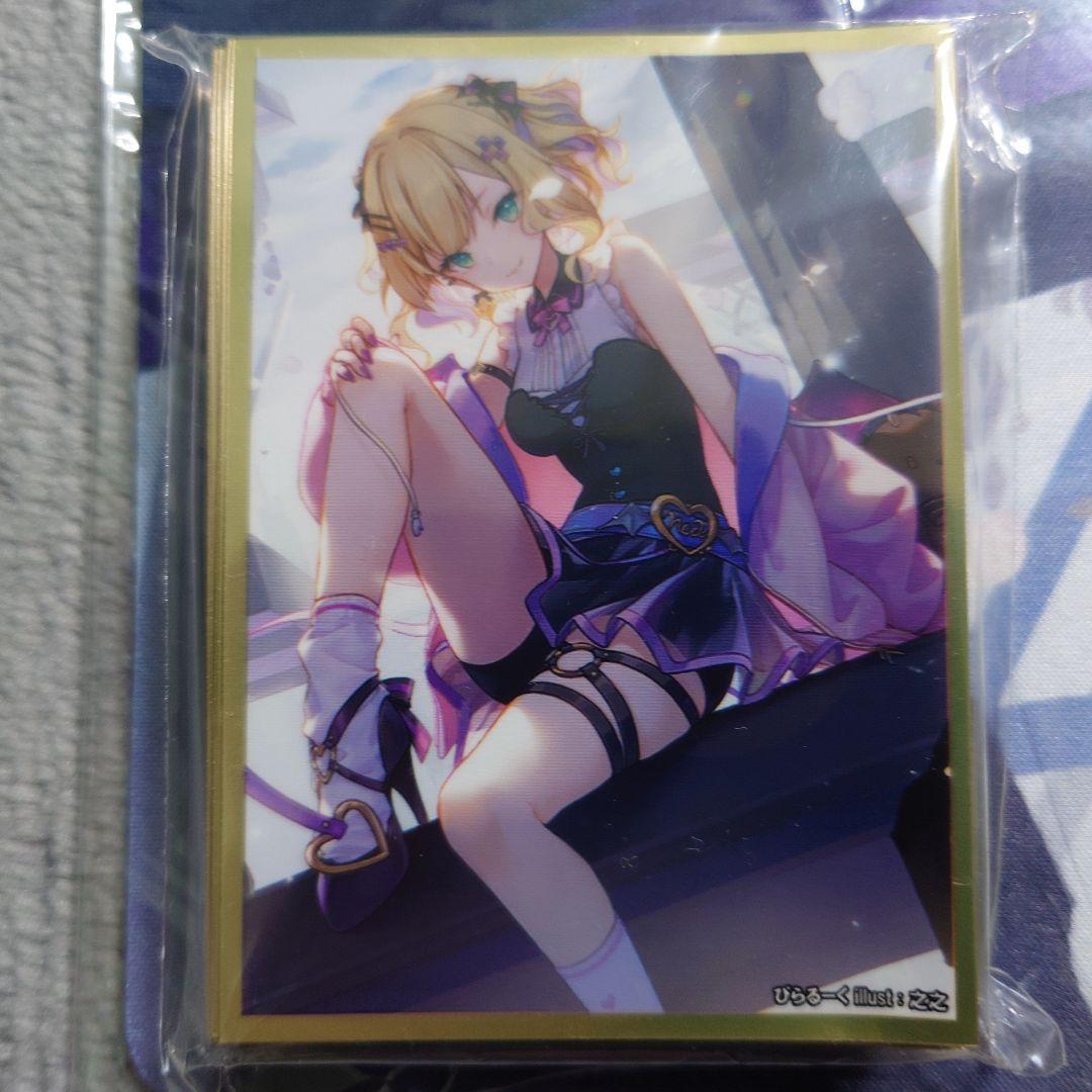 α1 ぶいすぽっ くまのぬいぐるみ&舞う花びら 胡桃のあ スリーブ&プレイマット