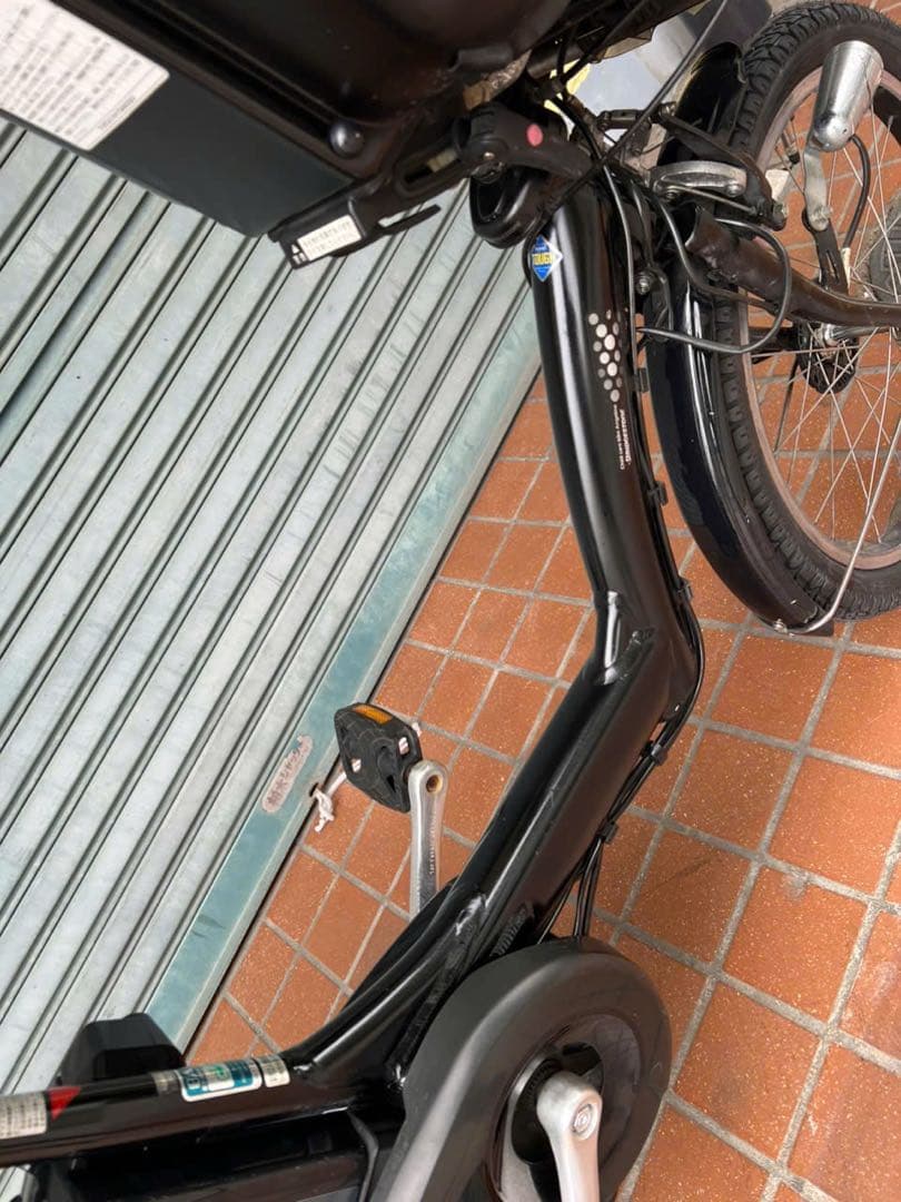 関西限定 子供乗せ電動アシスト自転車ブリヂストン 前のチャイルドシート付き