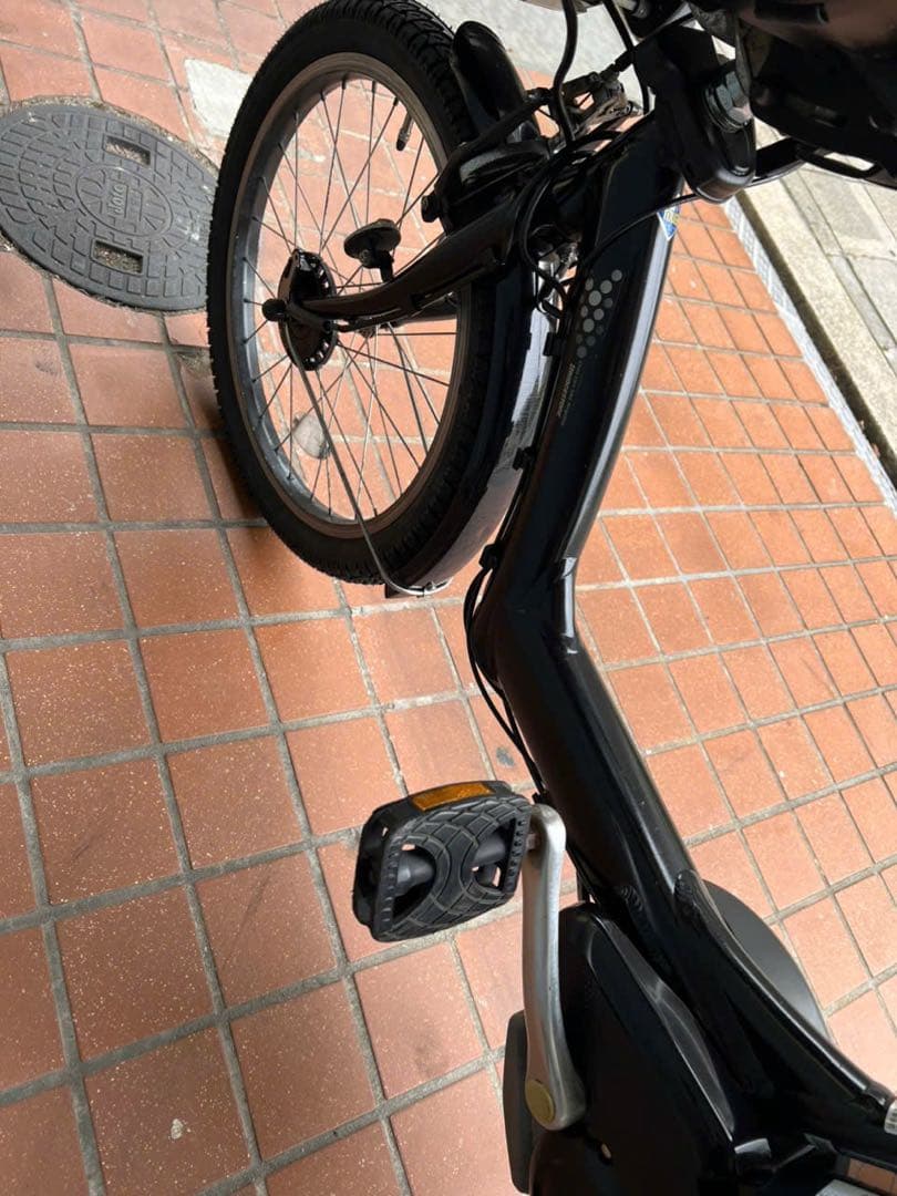 関西限定 子供乗せ電動アシスト自転車ブリヂストン 前のチャイルドシート付き