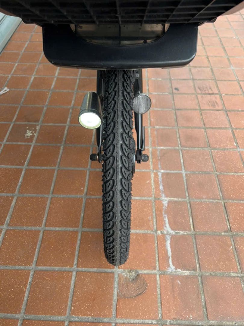 関西限定 子供乗せ電動アシスト自転車ブリヂストン 前のチャイルドシート付き