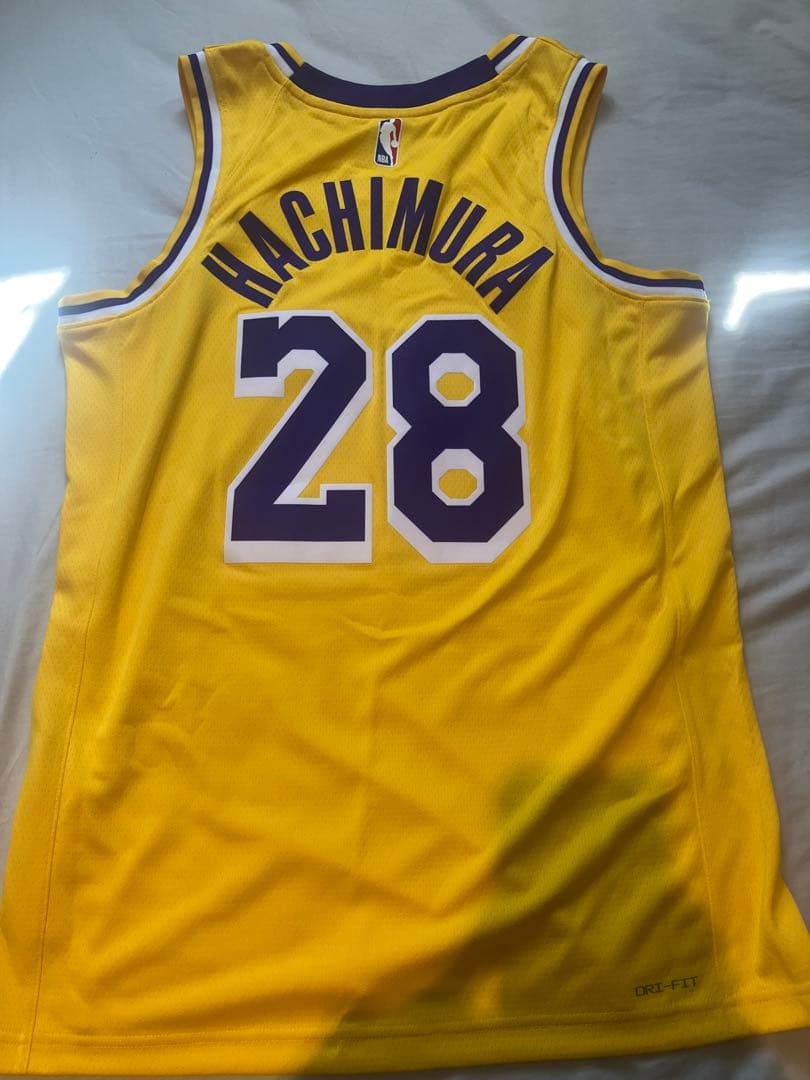 八村塁　レイカーズLakers ユニフォームM 一回着用　正規品