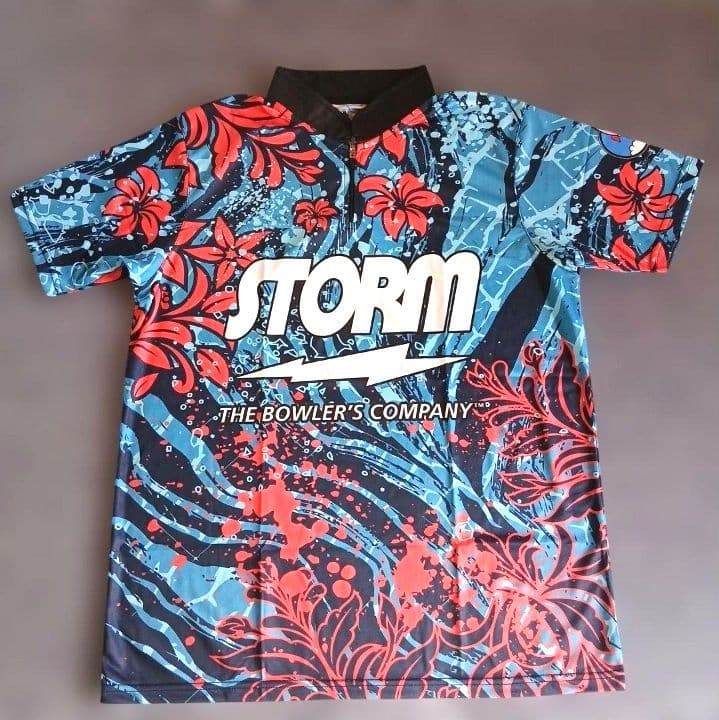 日本未発売✨STORM　ストーム【日本サイズL】ブルー　海　ボウリング　大きめ