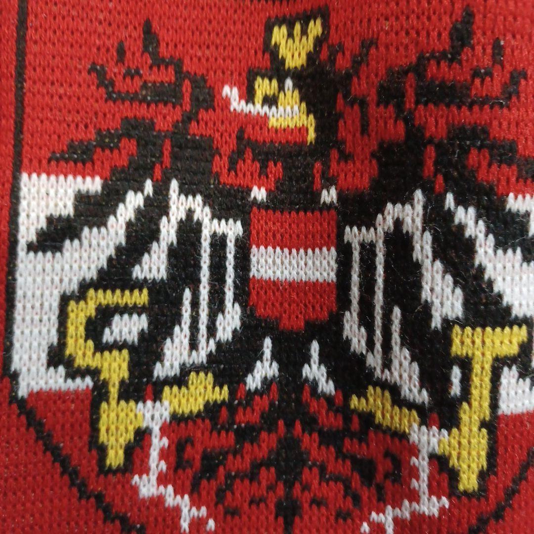 サッカー　マフラー　オーストリア代表　ニットマフラー　ジャガードマフラー
