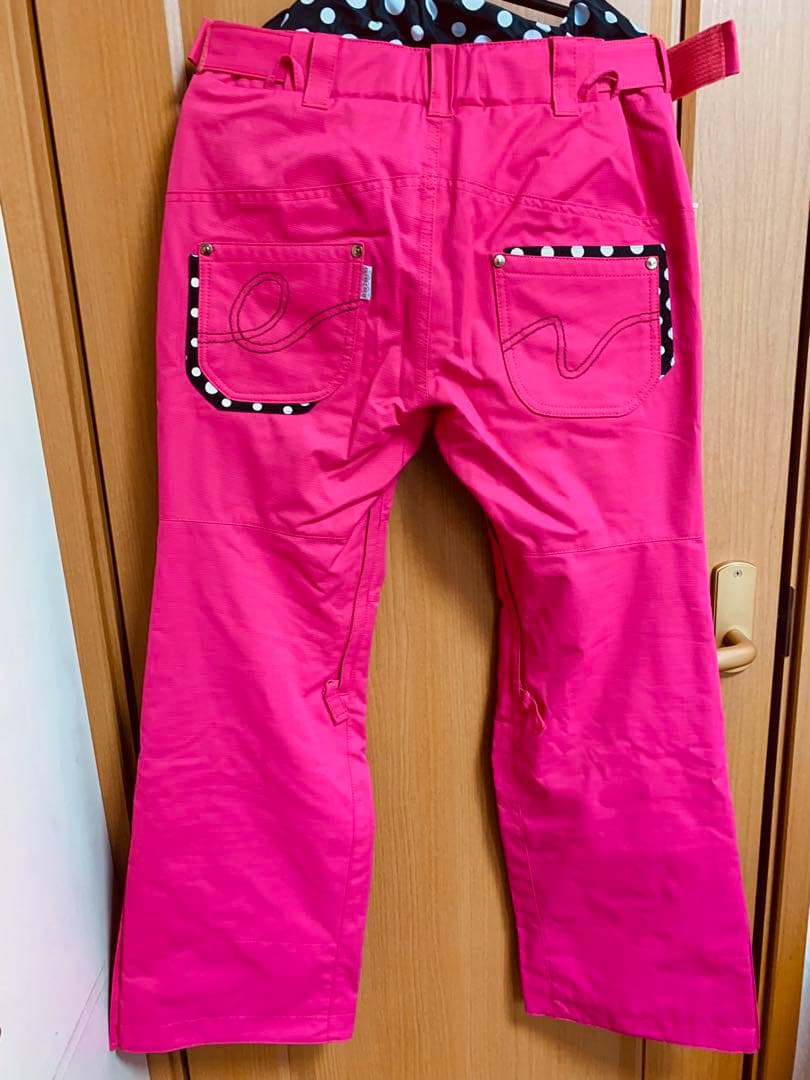 【ほぼ新品】カラフル スノーボードウェアセット 女性用