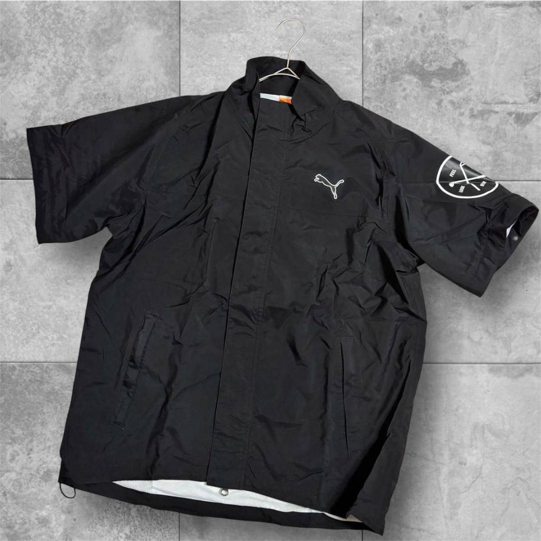 【極美品】PUMA ゴルフ　レインウェア　ウインドブレーカー 上下セット 　L