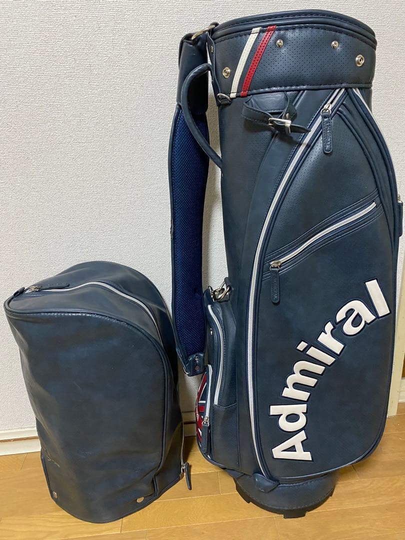 ※週末限定SALE Admiral ゴルフバッグ ネイビー